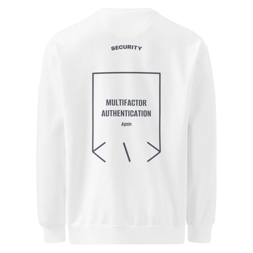 Multifactor Authentication — White Denim back mockup