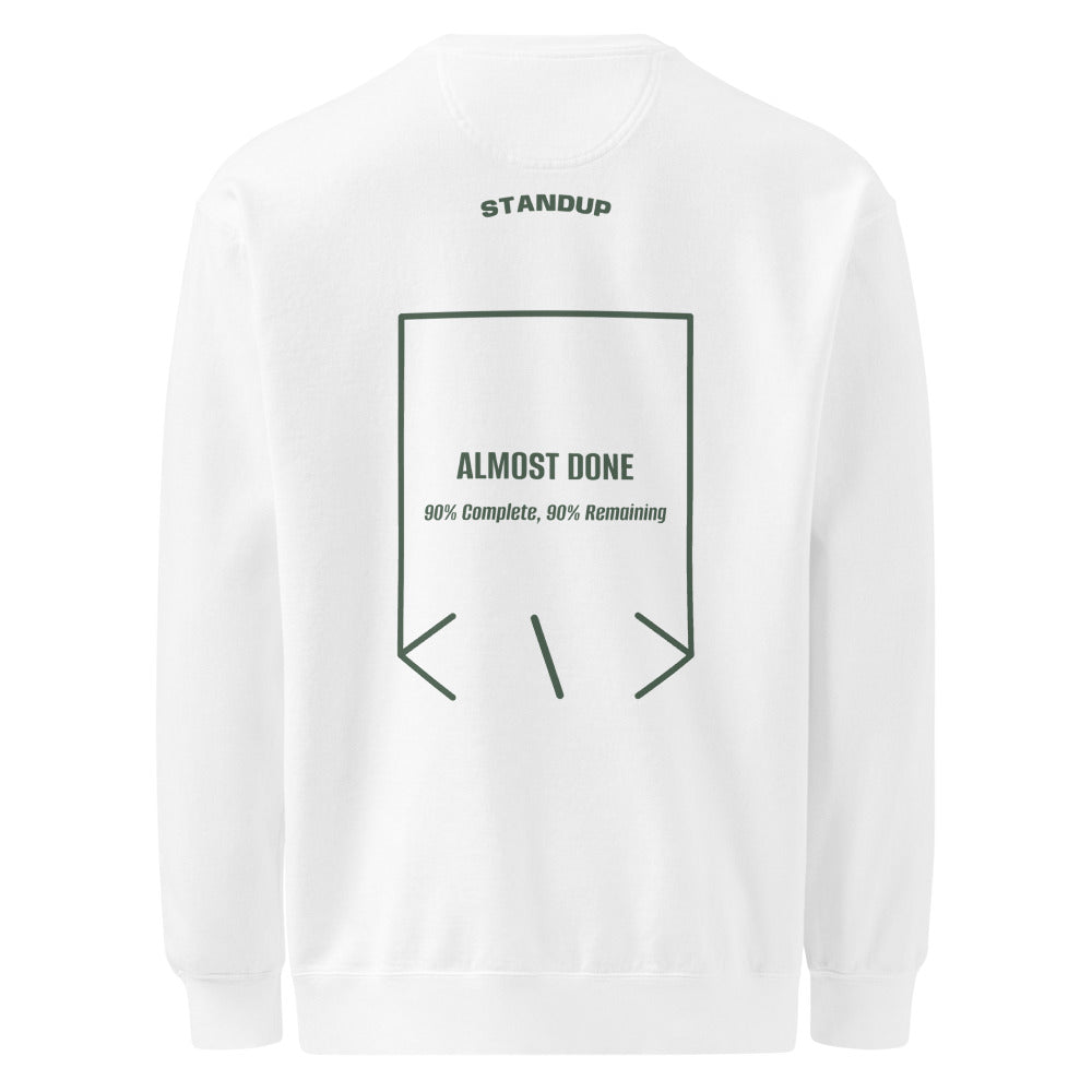 Almost Done — White Blue Spruce back mockup