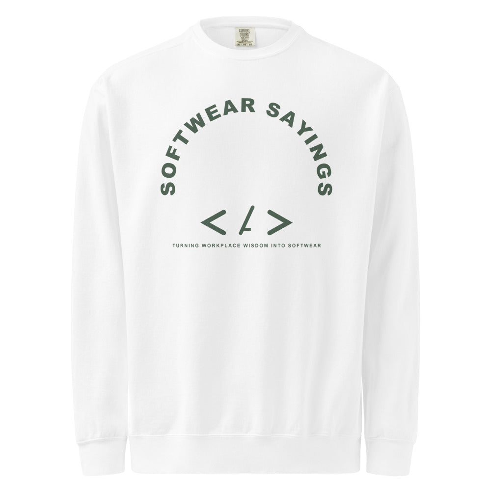 Self-Explanatory Code — front mockup