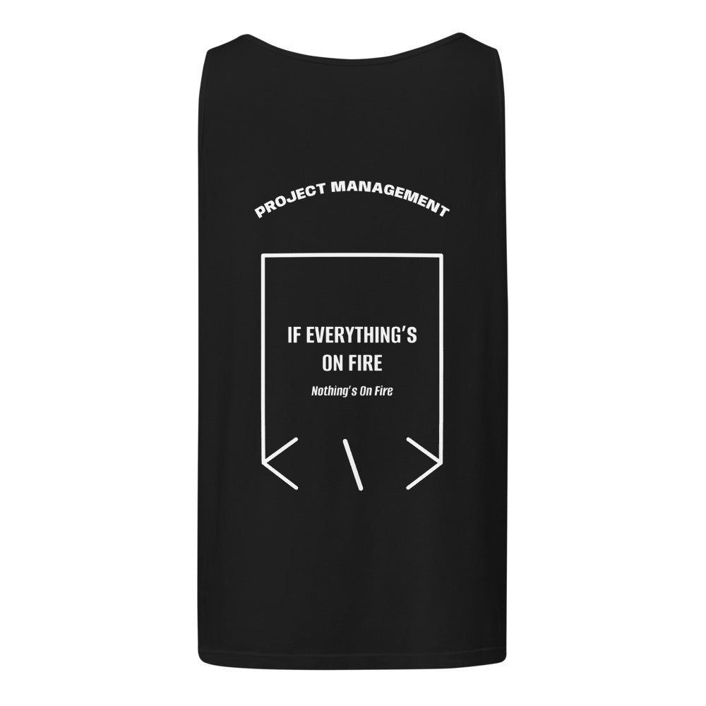 If Everything’s On Fire — Black White back mockup