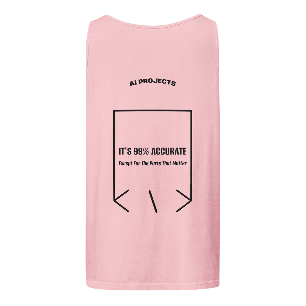 It's 99% Accurate — Blossom Black back mockup