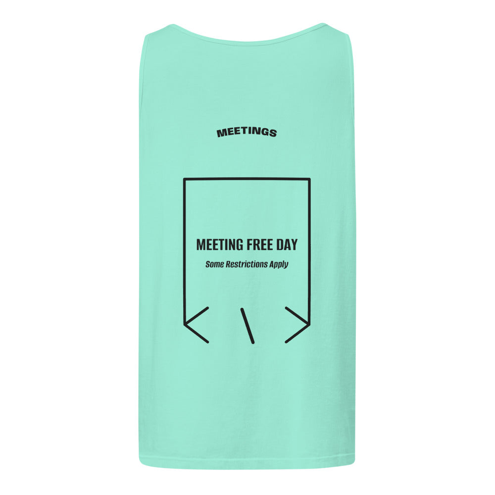 Meeting Free Day — Chalky Mint Black back mockup