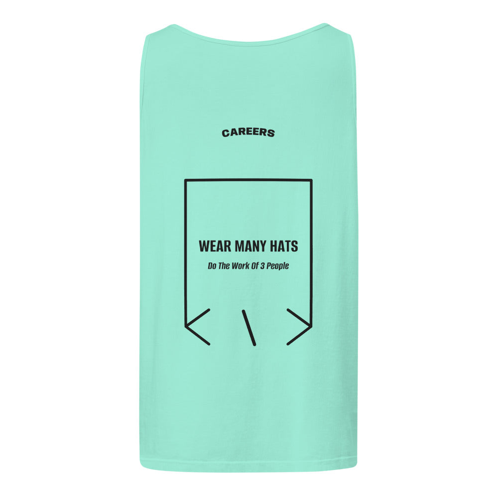 Wear Many Hats — Chalky Mint Black back mockup