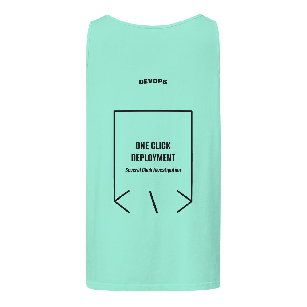 One Click Deployment — Chalky Mint Black back mockup