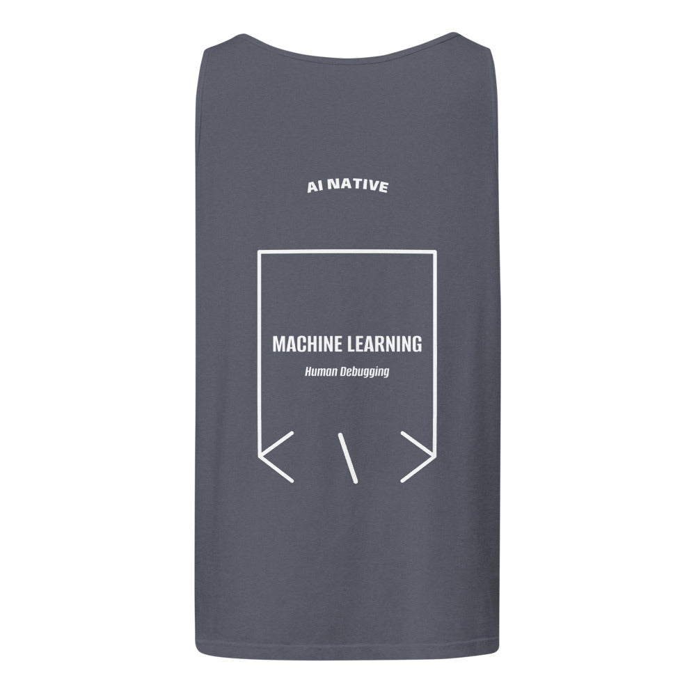 Machine Learning — Denim White back mockup