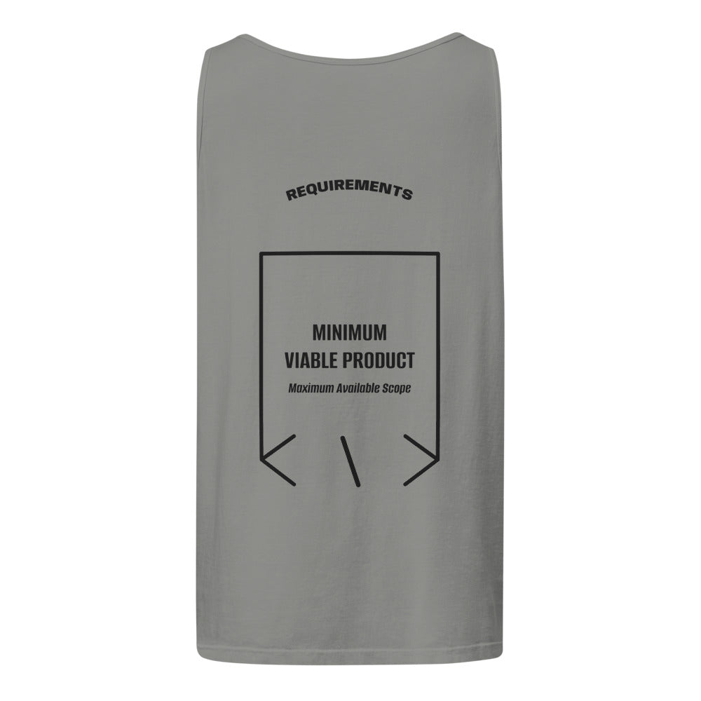 Minimum Viable Product — Grey Black back mockup