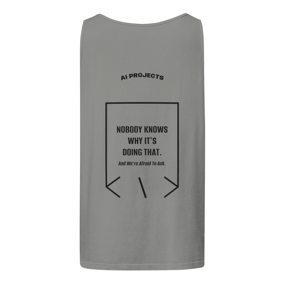 Nobody Knows Why It's Doing That. — secondary back mockup