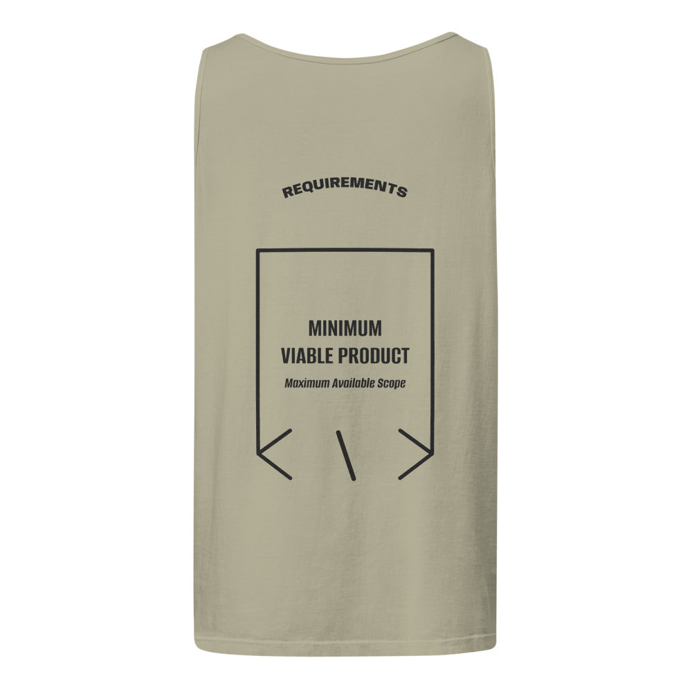Minimum Viable Product — Sandstone Black back mockup