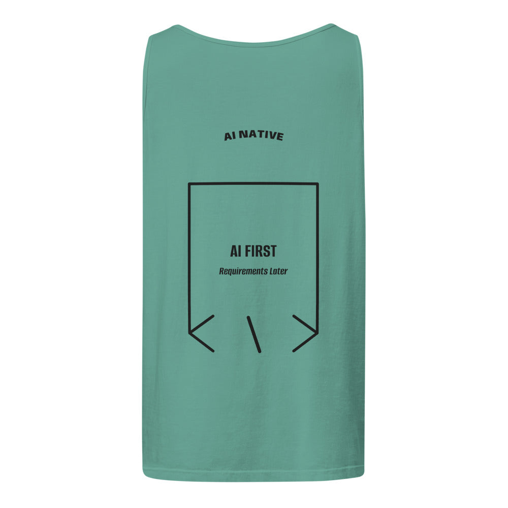AI First — Seafoam Black back mockup
