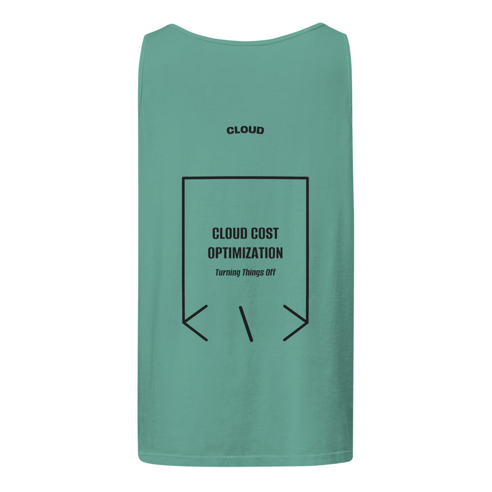 Cloud Cost Optimization — Seafoam Black back mockup