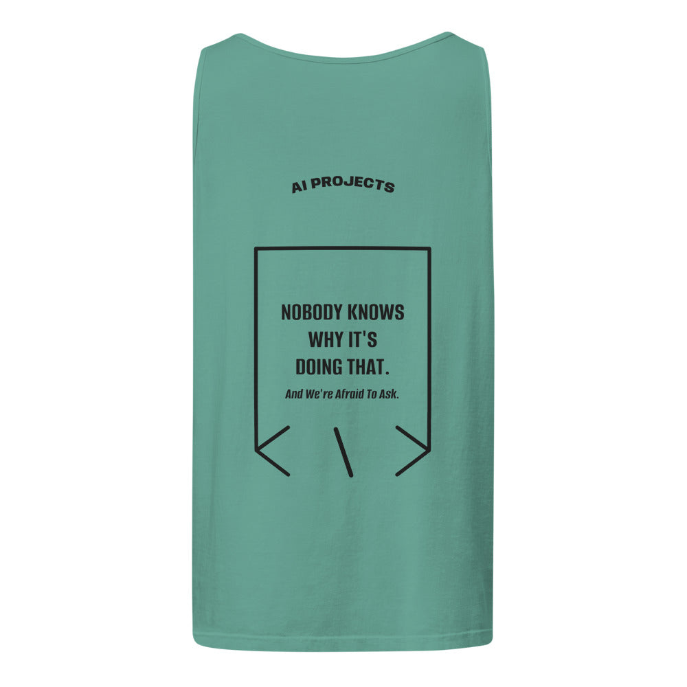 Nobody Knows Why It's Doing That. — Seafoam Black back mockup
