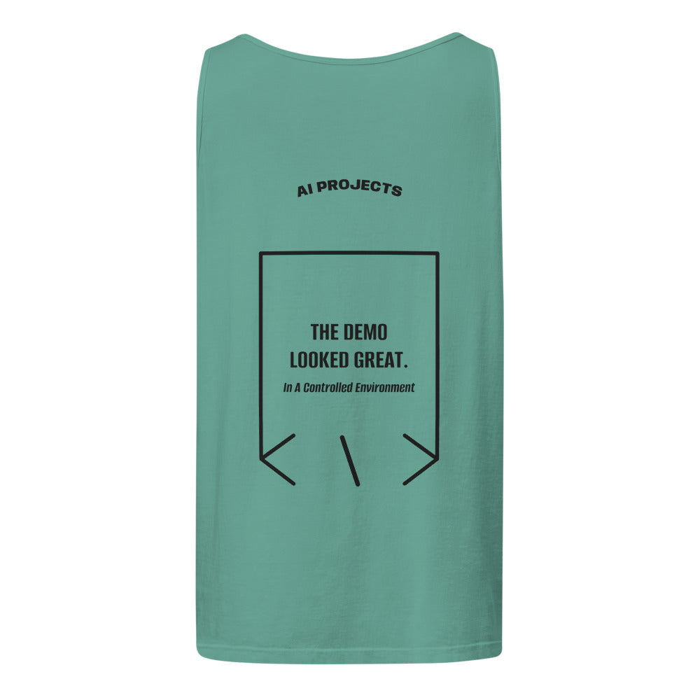 The Demo Looked Great. — Seafoam Black back mockup