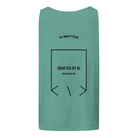 Drafted By AI — secondary back mockup