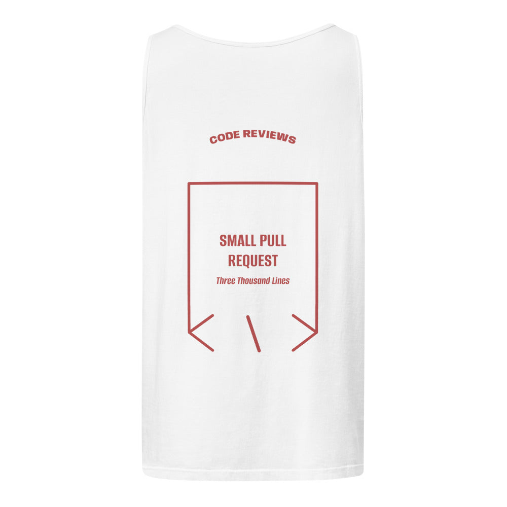 Small Pull Request — White Crimson back mockup