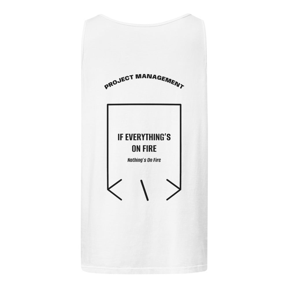 If Everything’s On Fire — White Black back mockup