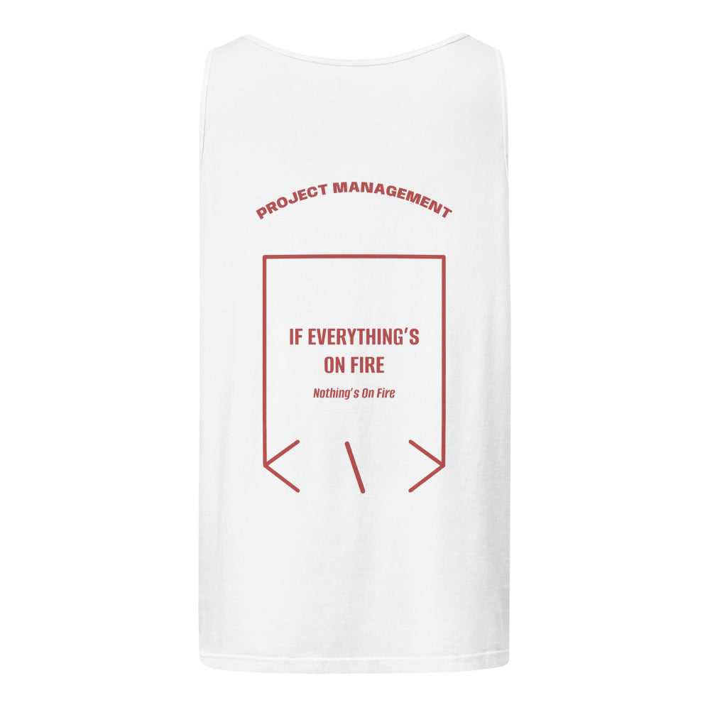 If Everything’s On Fire — White Crimson back mockup