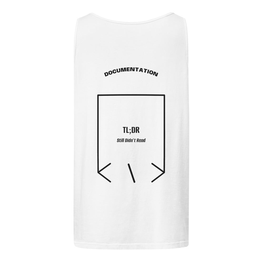 TL;DR — White Black back mockup