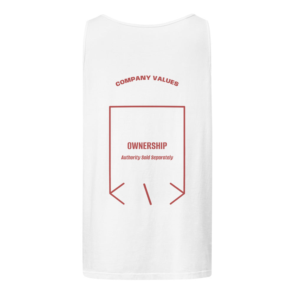 Ownership — White Crimson back mockup