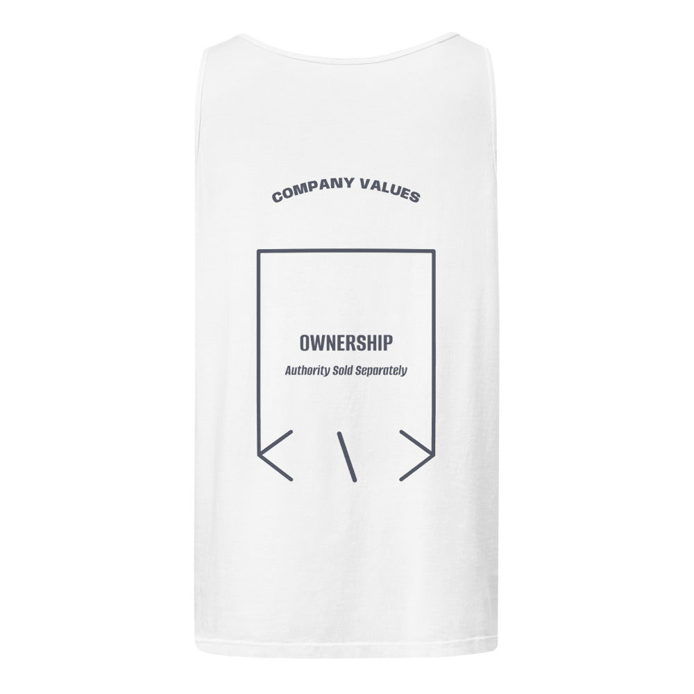 Ownership — White Denim back mockup