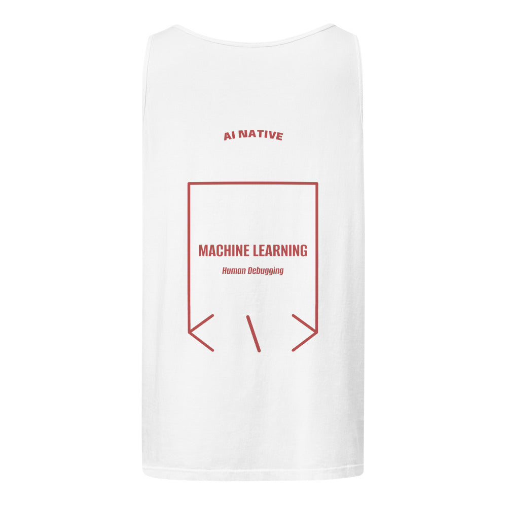 Machine Learning — White Crimson back mockup