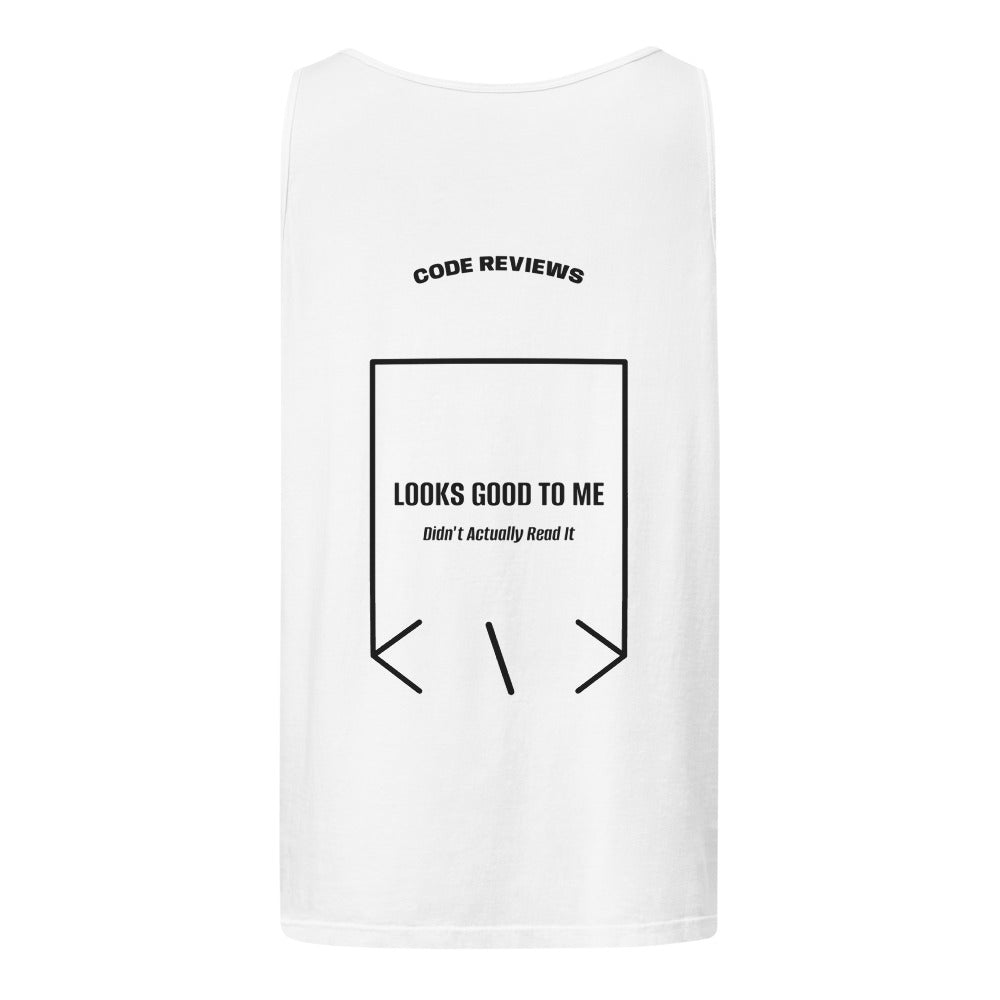 Looks Good To Me — White Black back mockup