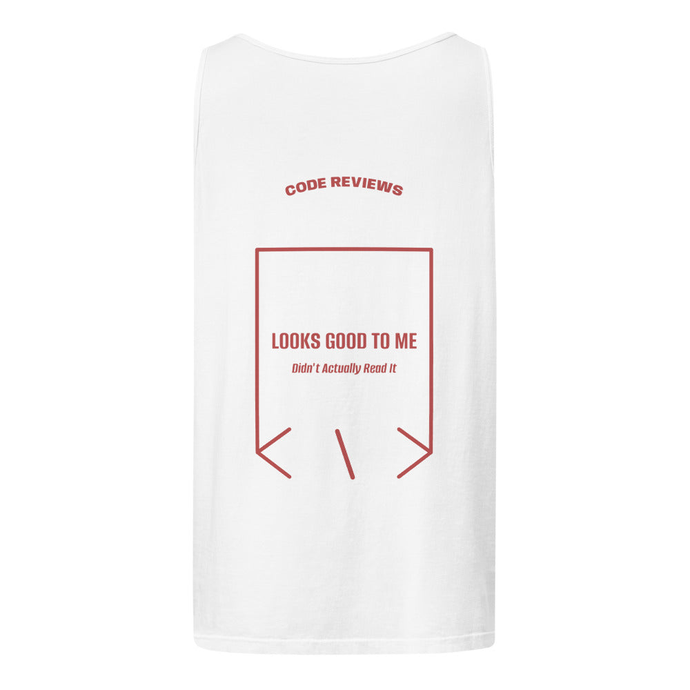 Looks Good To Me — White Crimson back mockup