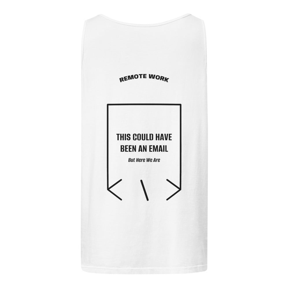 This Could Have Been An Email — White Black back mockup