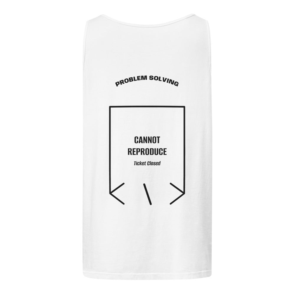 Cannot Reproduce — White Black back mockup