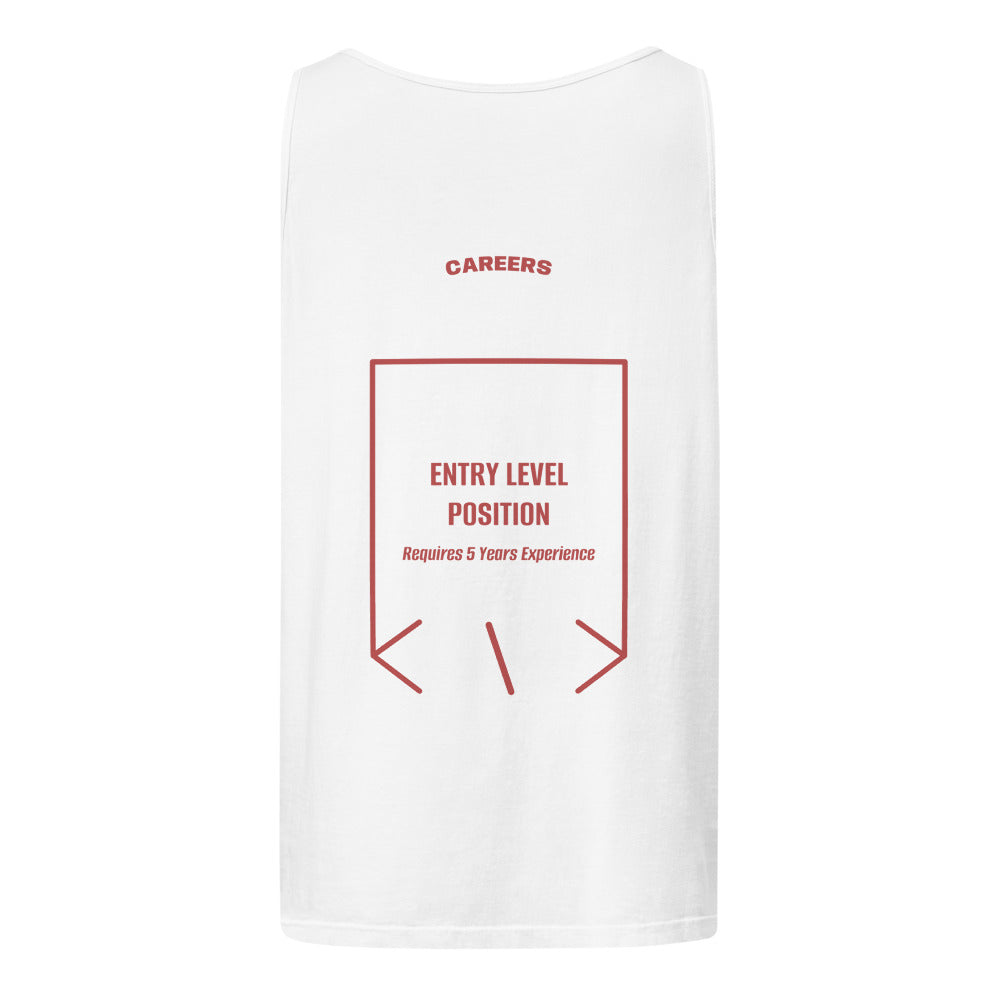 Entry Level Position — White Crimson back mockup