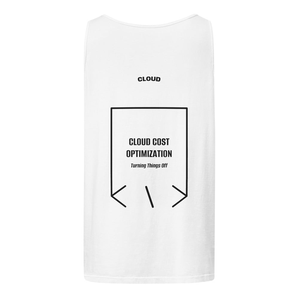 Cloud Cost Optimization — White Black back mockup