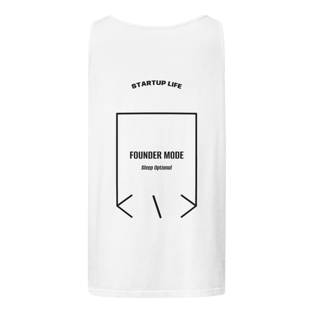 Founder Mode — White Black back mockup
