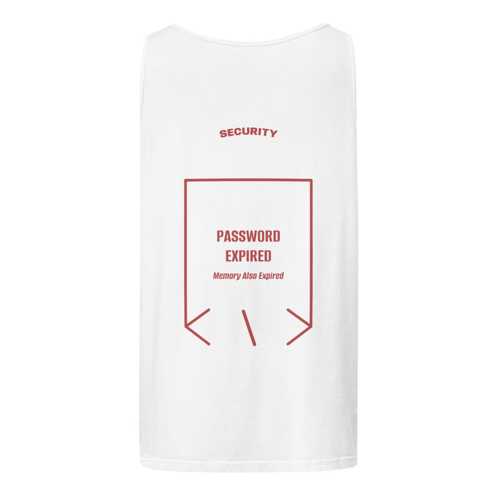 Password Expired — White Crimson back mockup
