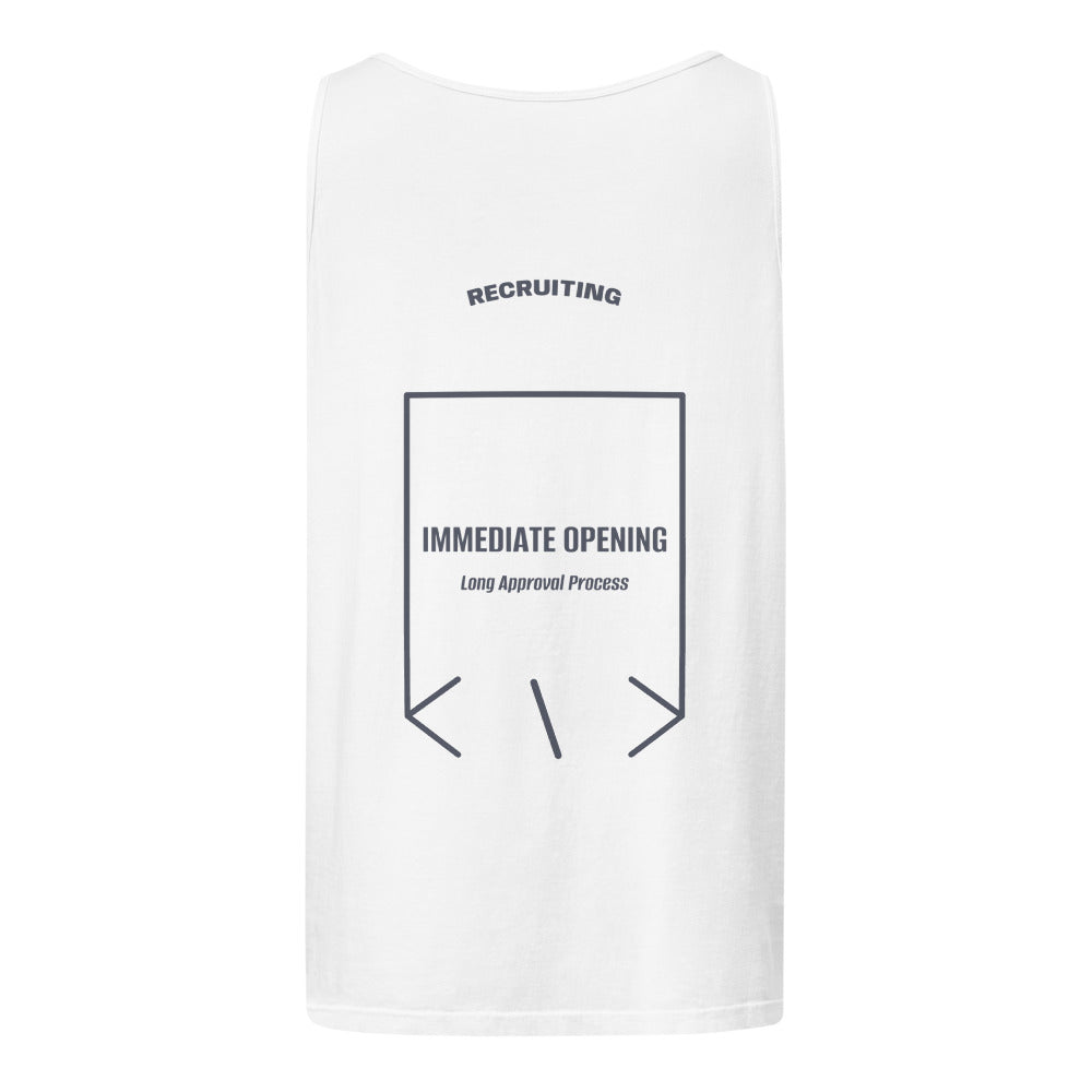 Immediate Opening — White Denim back mockup