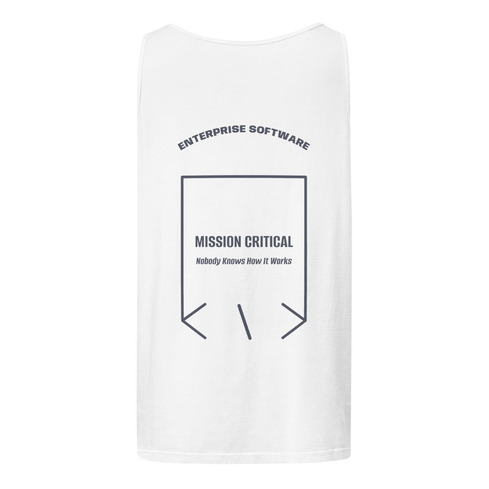 Mission Critical — White Denim back mockup