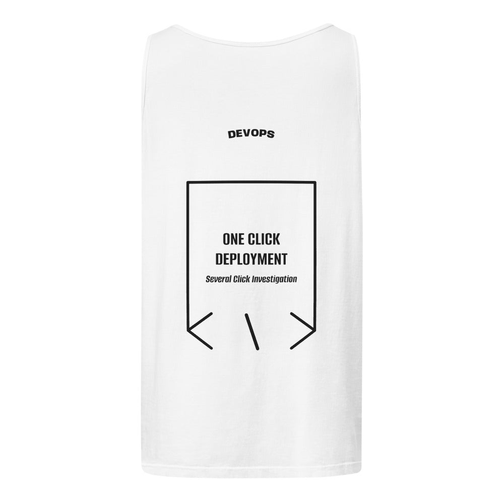 One Click Deployment — White Black back mockup