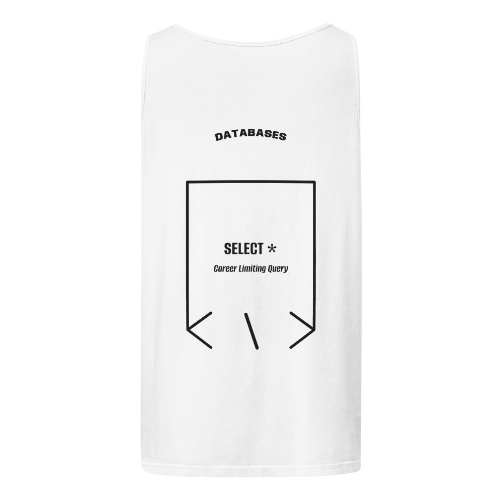 SELECT * — White Black back mockup
