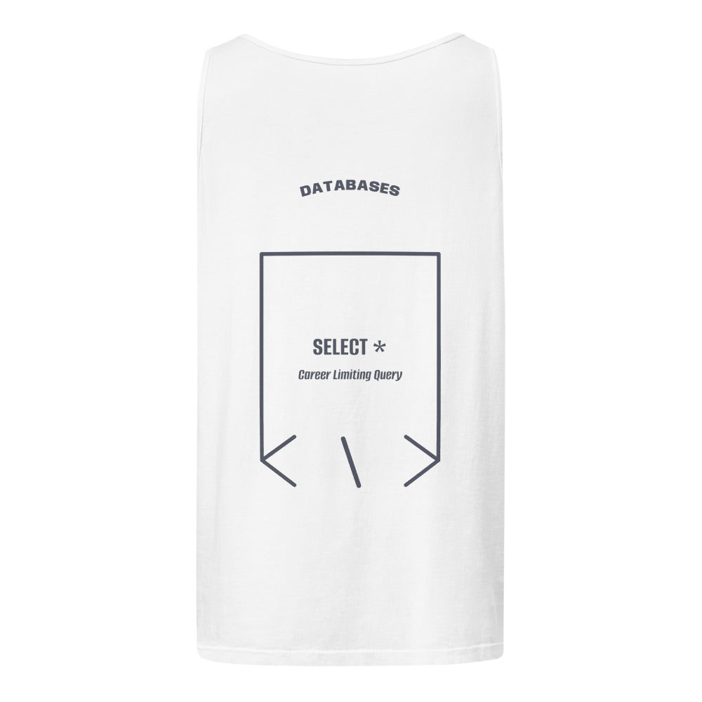 SELECT * — White Denim back mockup