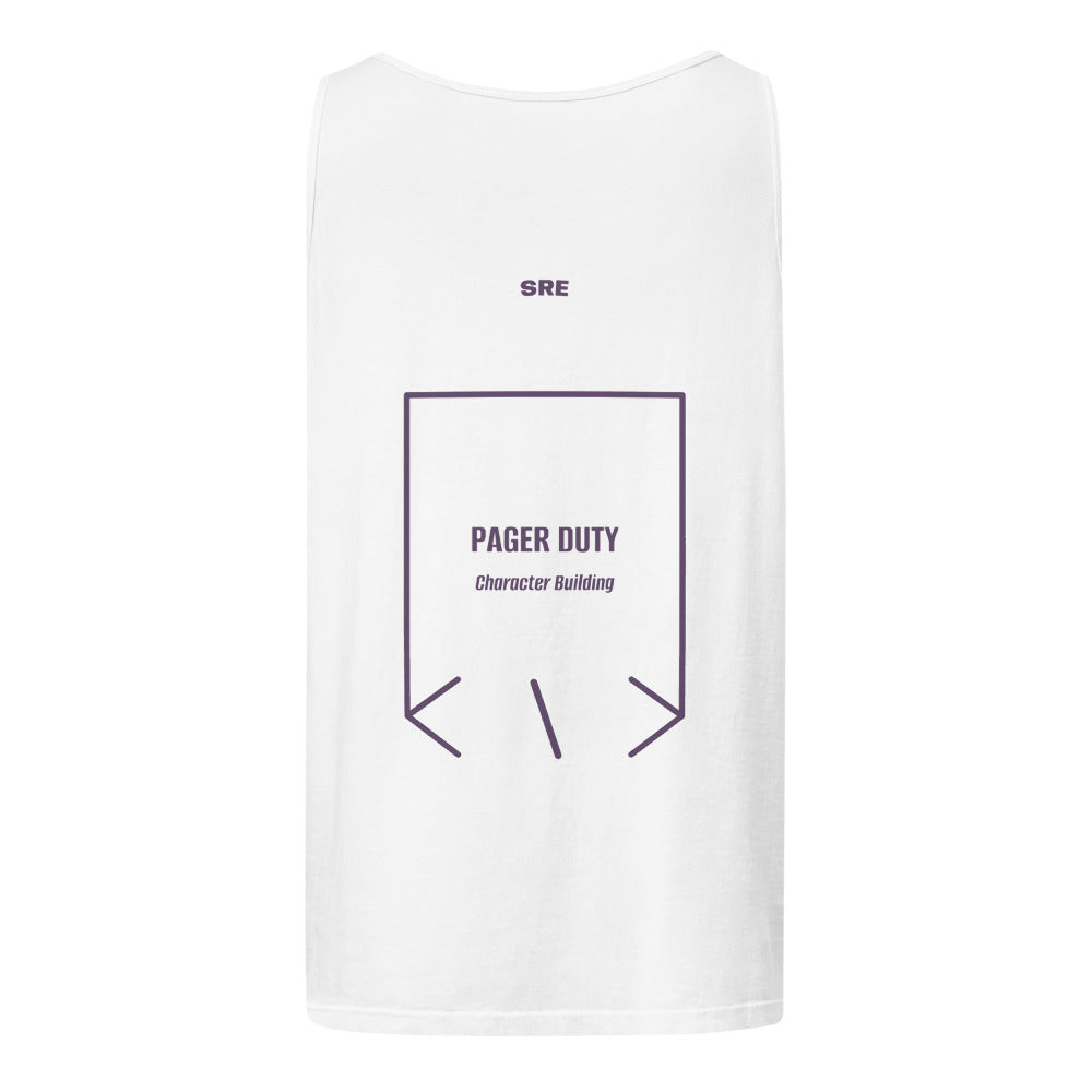 Pager Duty — White Grape back mockup