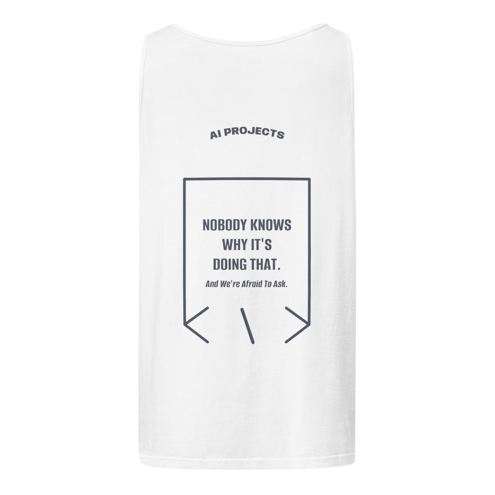Nobody Knows Why It's Doing That. — White Denim back mockup