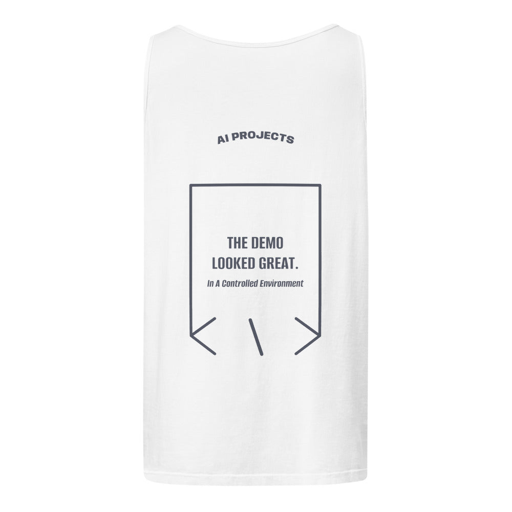 The Demo Looked Great. — White Denim back mockup