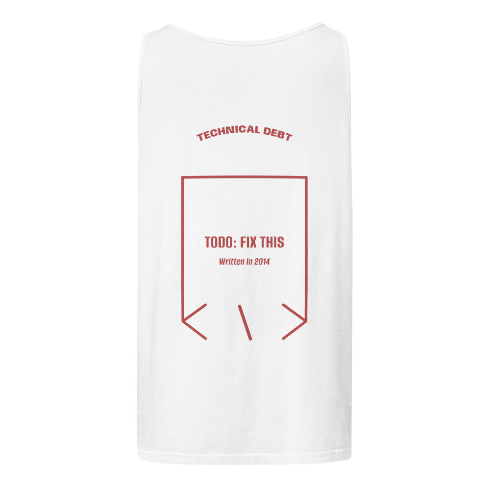 TODO: Fix This — White Crimson back mockup
