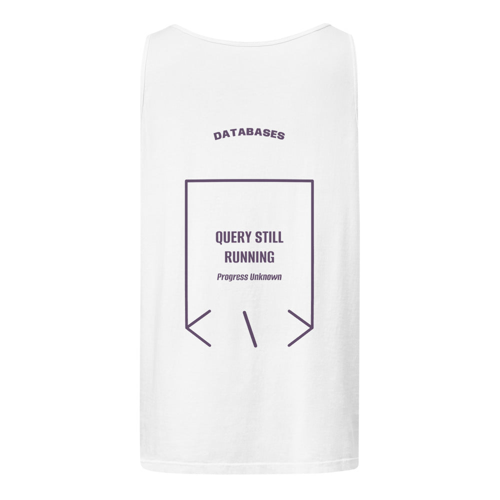 Query Still Running — White Grape back mockup