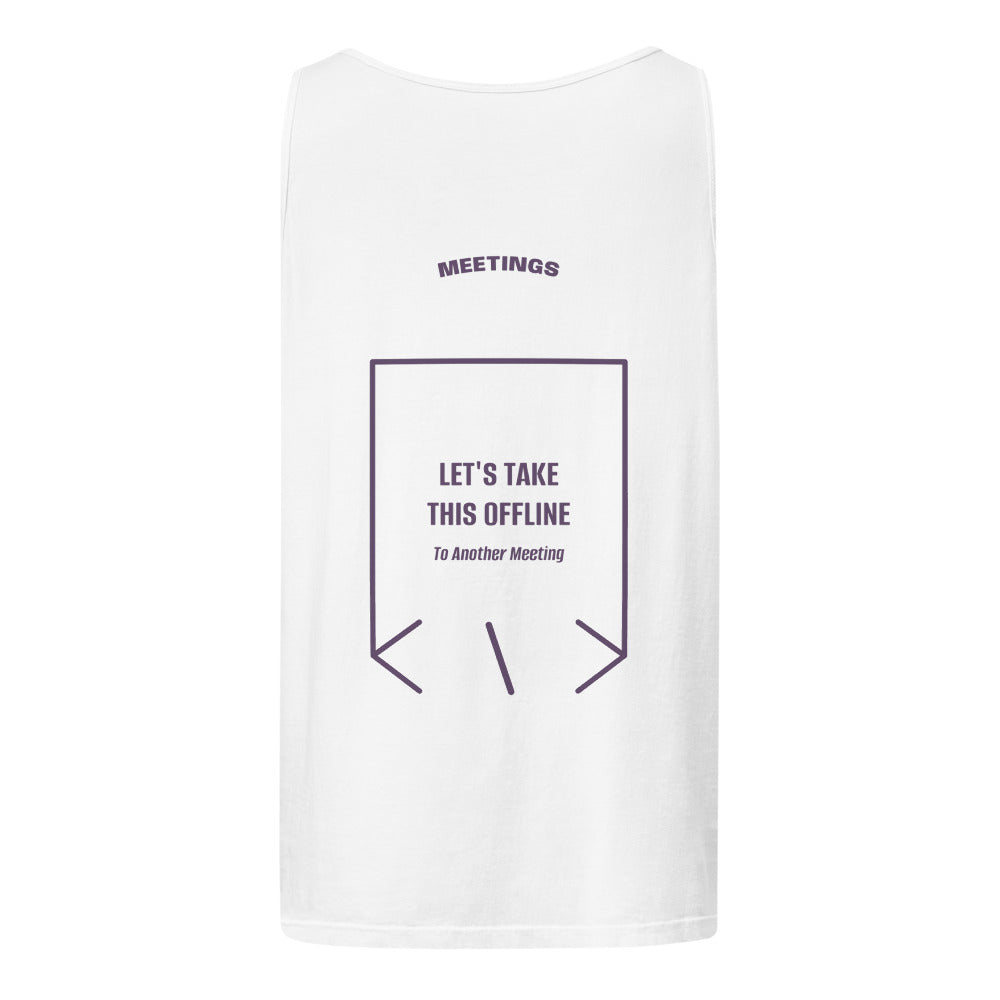 Let's Take This Offline — White Grape back mockup