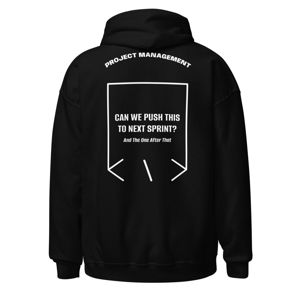 Can We Push This To Next Sprint? — Black White back mockup