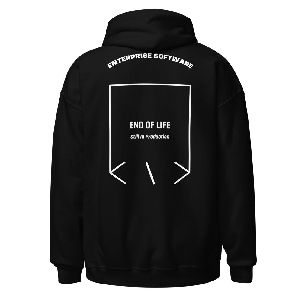 End Of Life — Black White back mockup