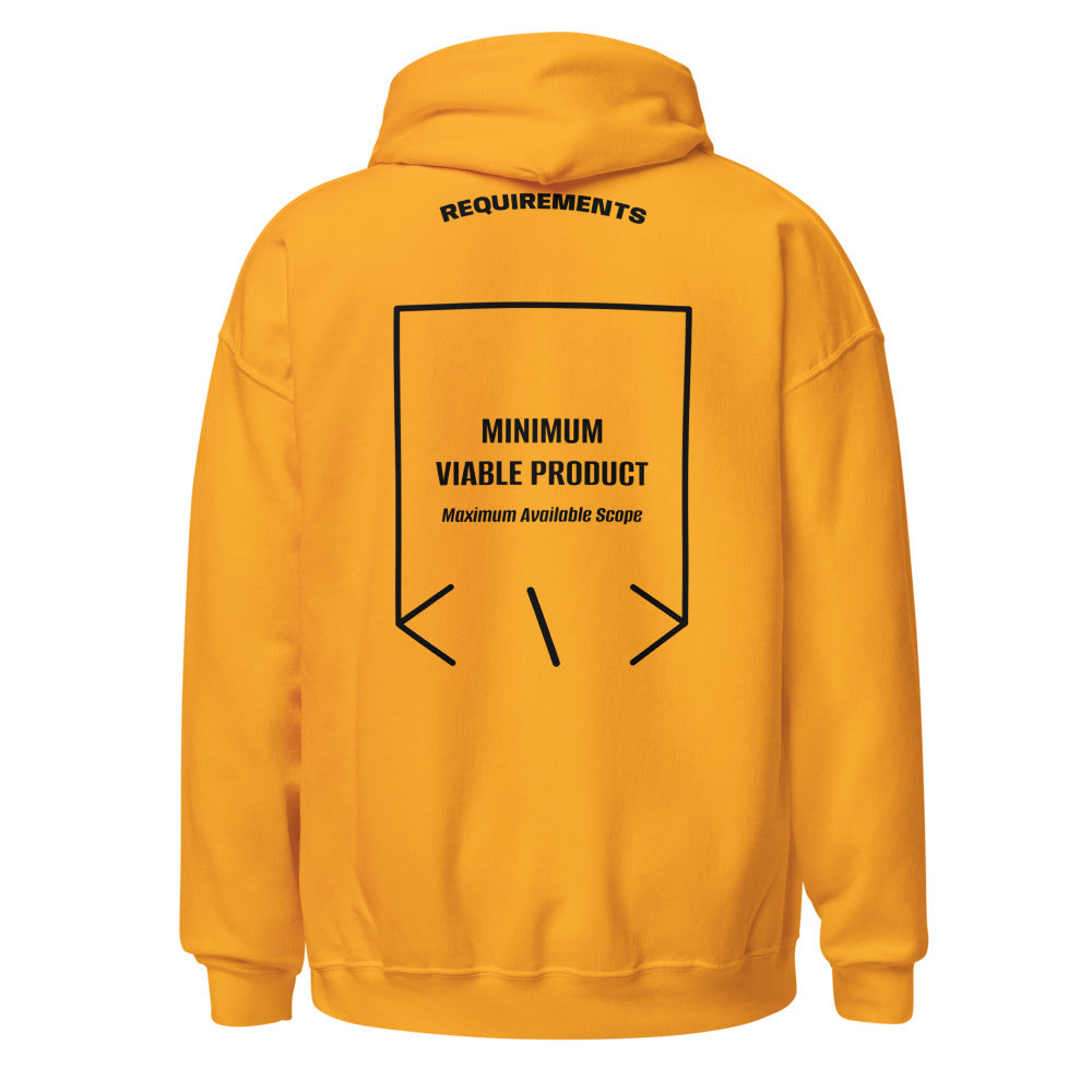 Minimum Viable Product — Gold Black back mockup