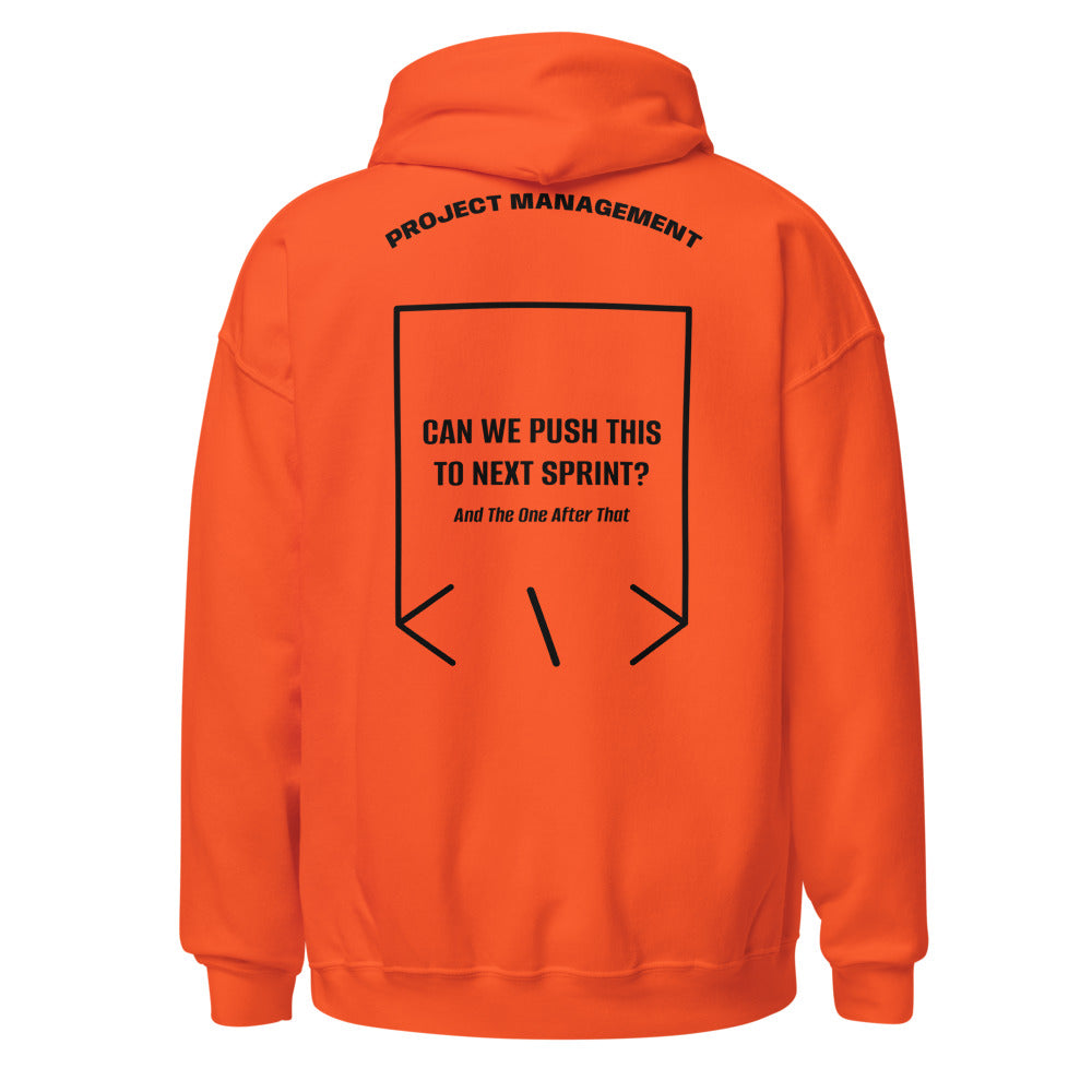 Can We Push This To Next Sprint? — Orange Black back mockup