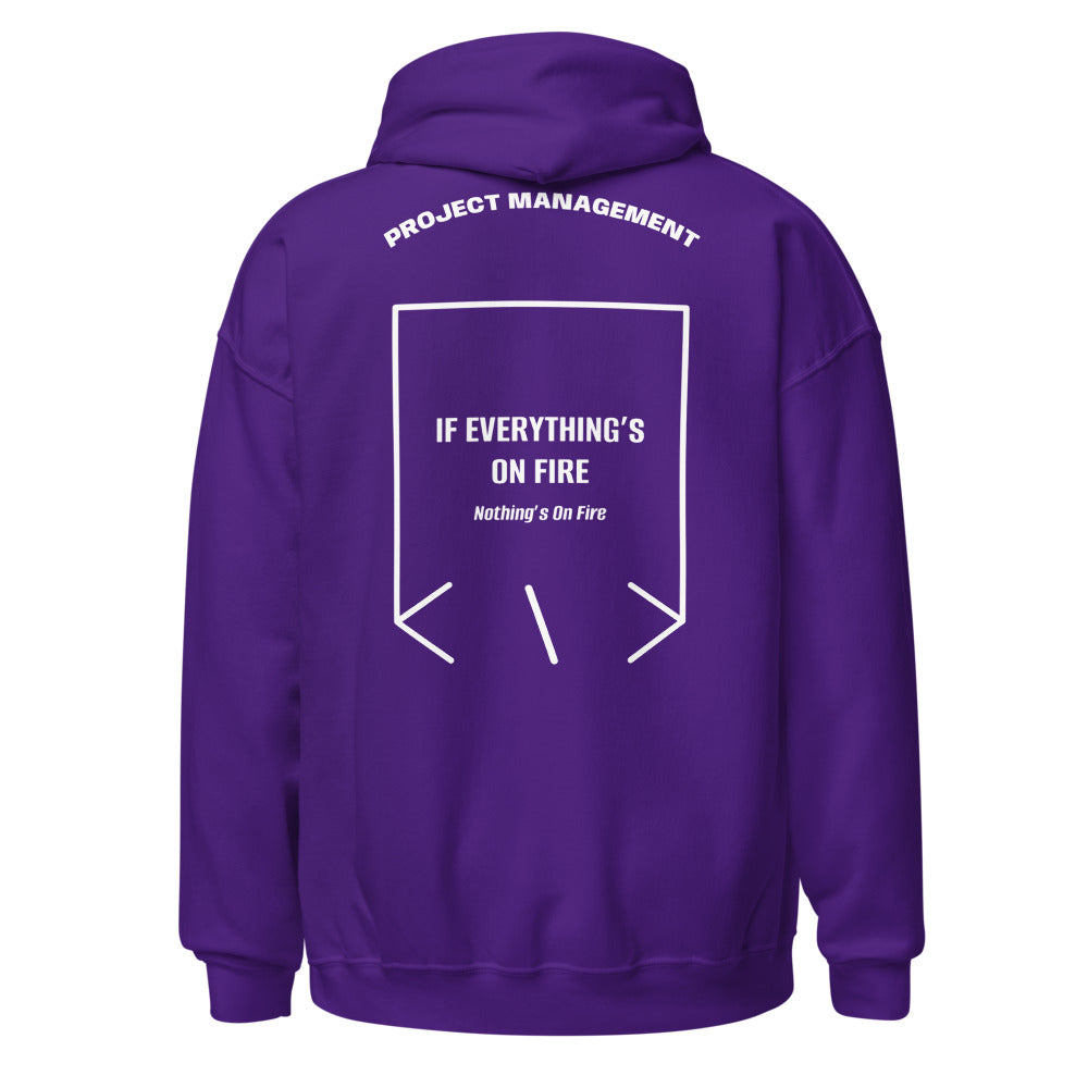 If Everything’s On Fire — Purple White back mockup