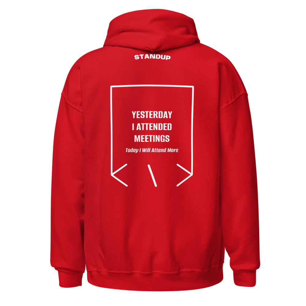 Yesterday I Attended Meetings — secondary back mockup