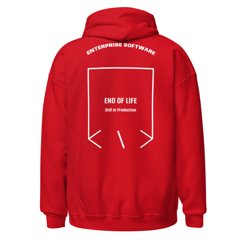End Of Life — Red White back mockup